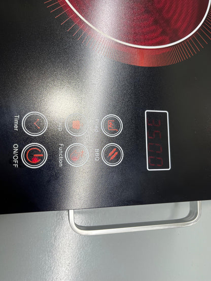 DUBAIZONES™Silver Crest Imported Infrared Electric Stove – 3500W, Touch Control, Universal Cookware Compatibility