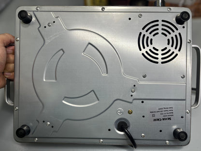 DUBAIZONES™Silver Crest Imported Infrared Electric Stove – 3500W, Touch Control, Universal Cookware Compatibility