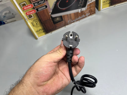 DUBAIZONES™Silver Crest Imported Infrared Electric Stove – 3500W, Touch Control, Universal Cookware Compatibility