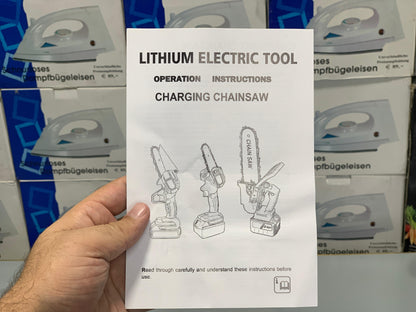 DUBAIZONES™  imported Dewalt 36V Rechargeable Chainsaw with TRI-LINK Bar and Chain