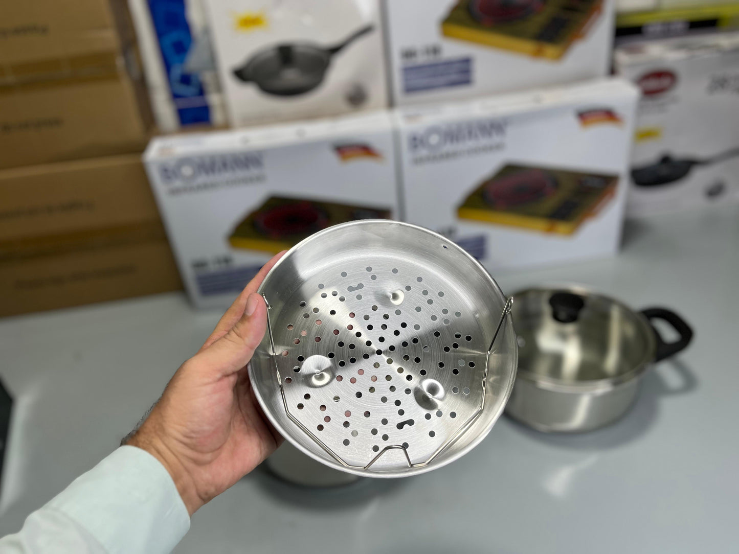 DUBAIZONES™ 3 in 1 Pressure Cooker 6L & 4L