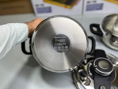DUBAIZONES™ 3 in 1 Pressure Cooker 6L & 4L
