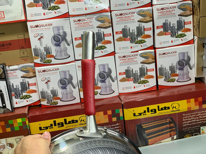 DUBAIZONES™ imort Flanek Laser HoneyComb Stainless Steel deep pan