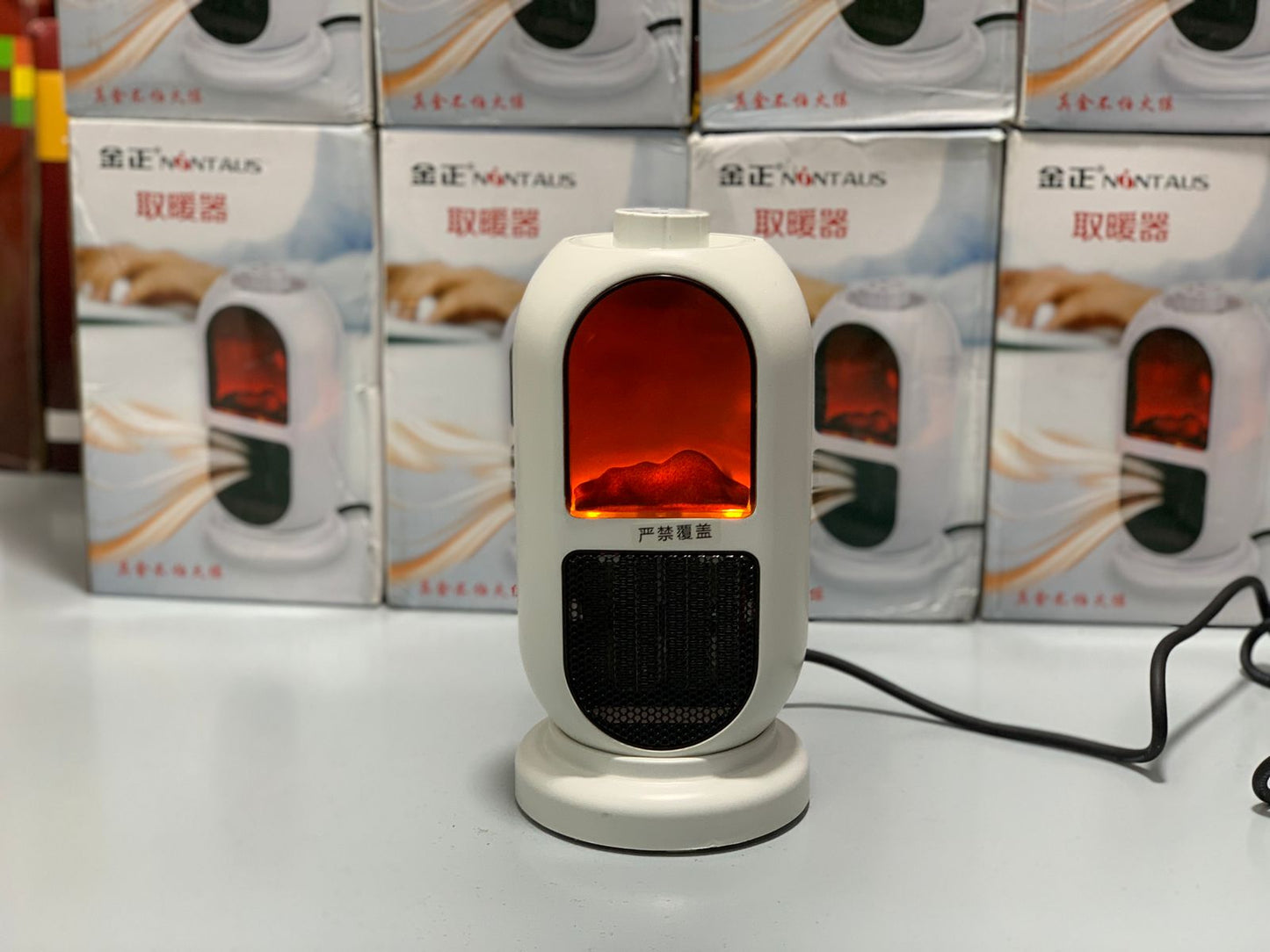 DUBAIZONES™ Nontause 3D Flame Heater – Imported Compact & Stylish Heating Solution