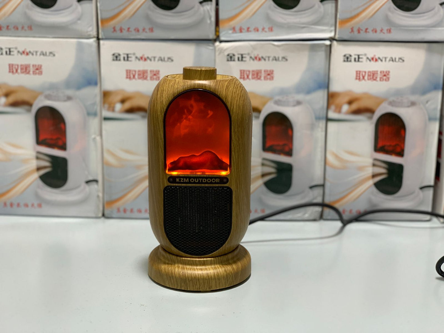 DUBAIZONES™ Nontause 3D Flame Heater – Imported Compact & Stylish Heating Solution