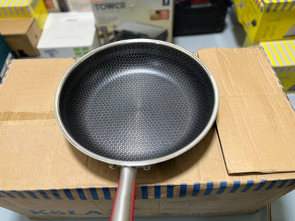 DUBAIZONES™ HoneyComb Double Laser Coating SHALLOW Frying Pan