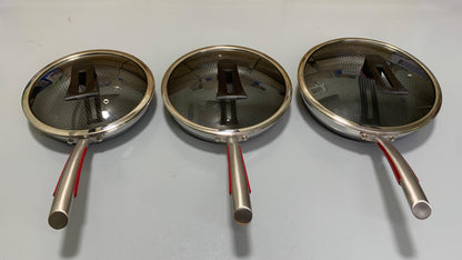 DUBAIZONES™ HoneyComb Double Laser Coating SHALLOW Frying Pan