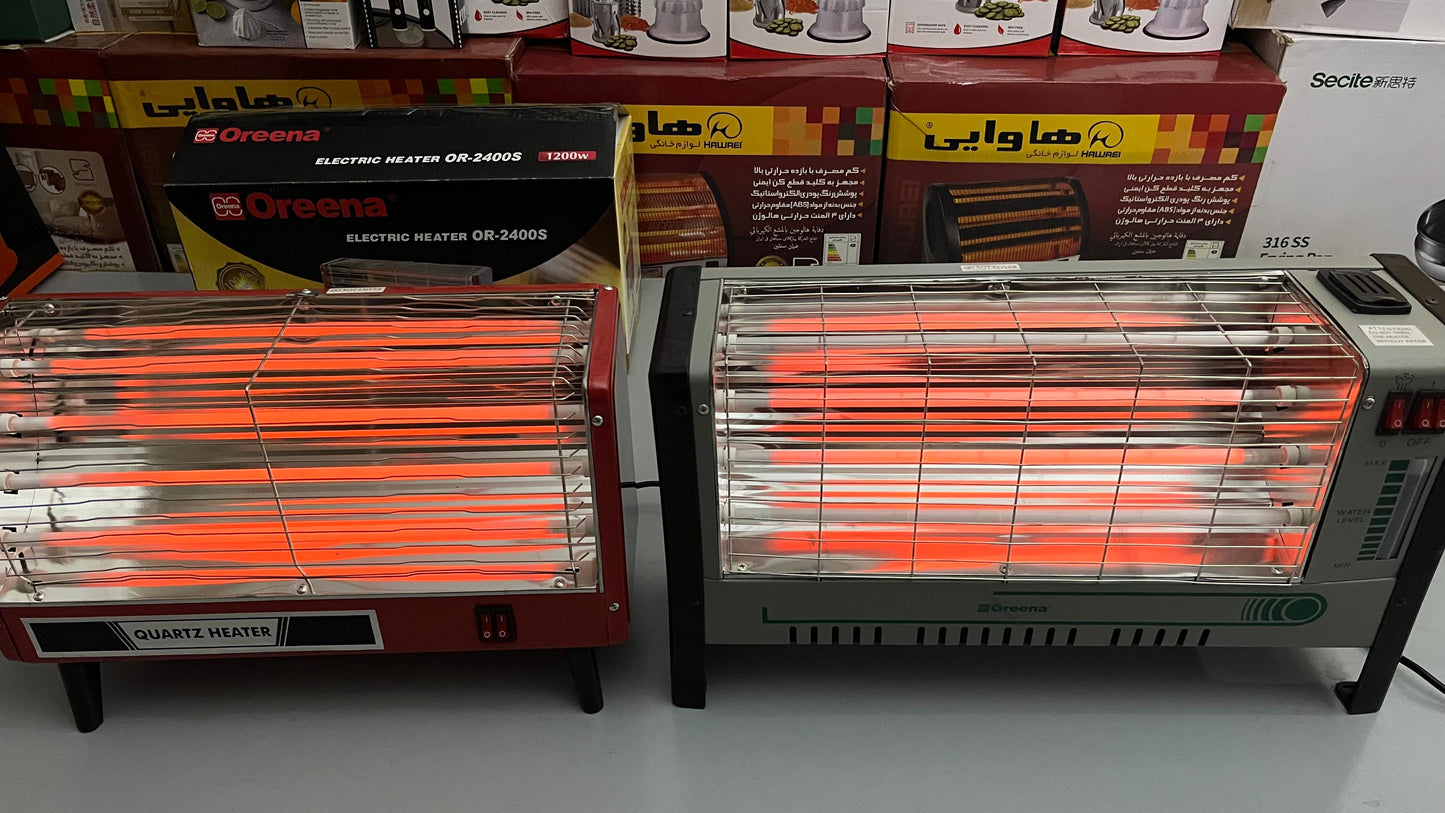 DUBAIZONES™  Oreena – Electric Quartz Tube Heater 1200W