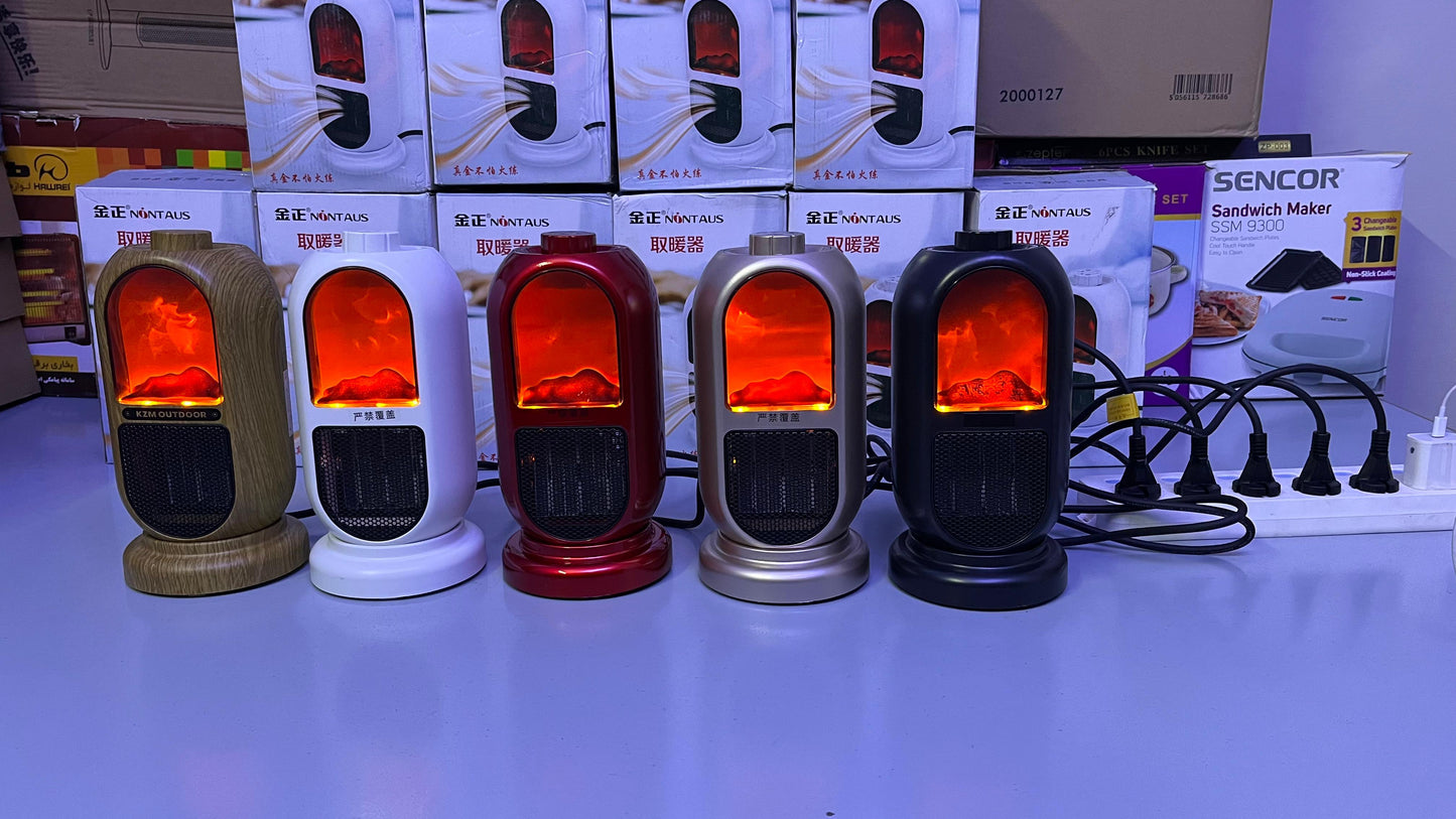 DUBAIZONES™ Nontause 3D Flame Heater – Imported Compact & Stylish Heating Solution