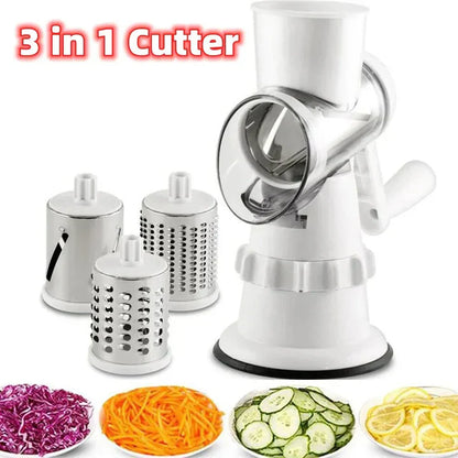 DUBAIZONES™ SumoSlicer Vegetable Slicer Stainless Steel 3 in 1 High Quality