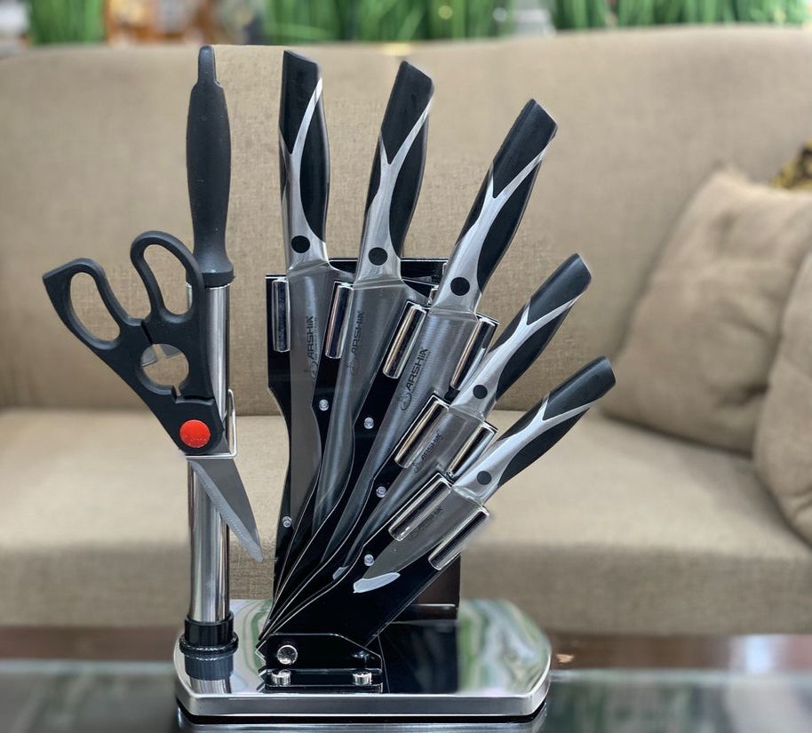 Arshia Brand German Stainless Steel  8 Pieces Kitchen Knife Set