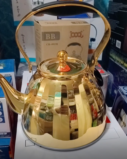 DUBAIZONES™ VICALINA® Germany Technology Golden and Silver Stainless Steel Stylish Tea Kettles